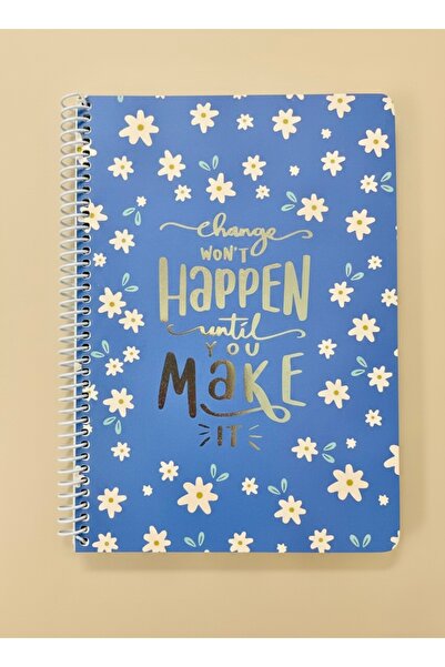 Lizy Spiral 120-Sheet Notebook - Lined Pages 4 Different Designs