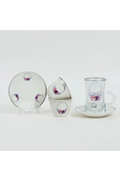 Generic Porcelain Tea and Coffee Cup Set - 36 Pieces