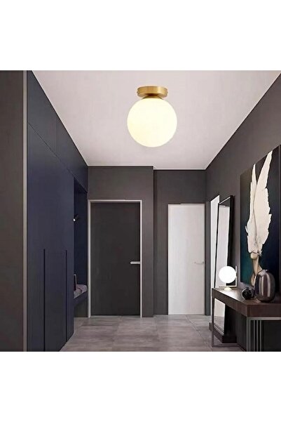 LEDZONE Lampă de perete Mat Globe E27 Soclu LZ301-1 Auriu