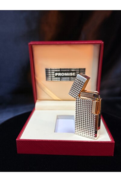 PROMISE Premium Metal Çakmak – Şık Tasarım Üstün İşçilik Özel Desen ve Kutulu...