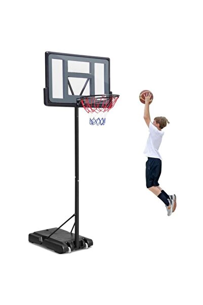 Generic Adjustable portable basketball hoop stand with 52'' backboard, 2.3 to...