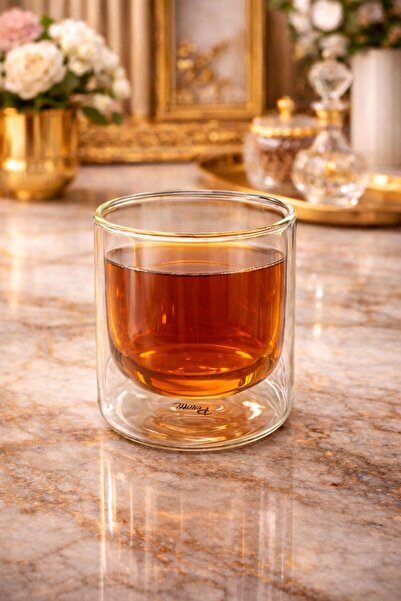 YzHome Double Walled Glass Mug 280ml