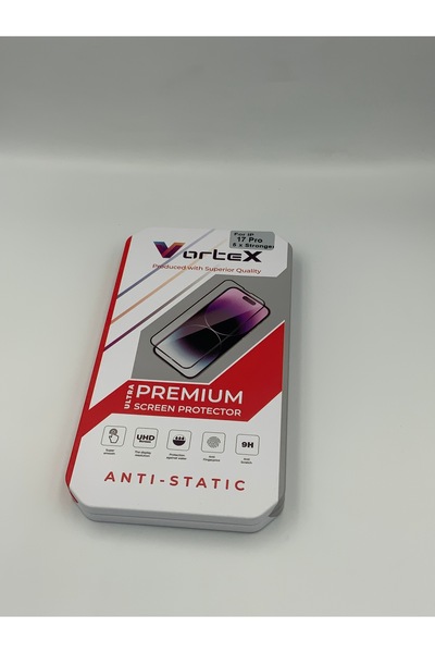 Vortex واقي شاشة زجاجي مقوى 5 طبقات متوافق مع آيفون 17 برو
