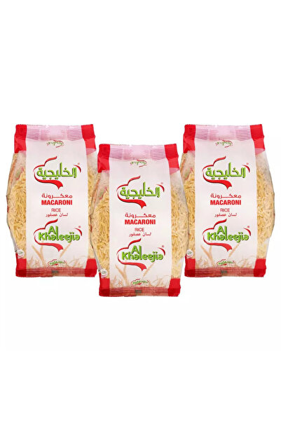 Al Khaleejia Al Khaleej Macaroni Rice Pasta- 3X400gms