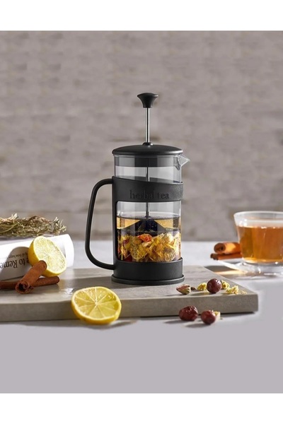 Yıldızan French Press Ateşe Dayanıklı Bitki Demliği