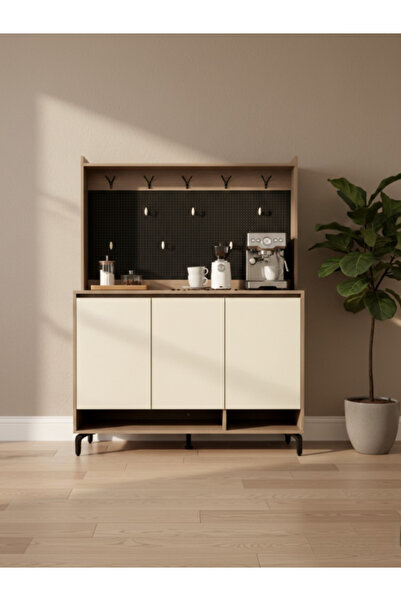 DEC15 Modern buffet and home organizer with a hanging board – smart and pract...