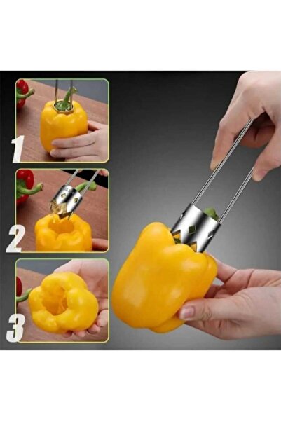 Senz Dolma Biber Ve Kabak Oyacağı Paslanmaz Metal
