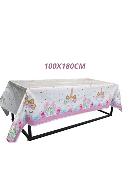 Choice6 1pc tablecloth Unicorn Birthday Decorati for Girl Plate Napkin Cup ca...