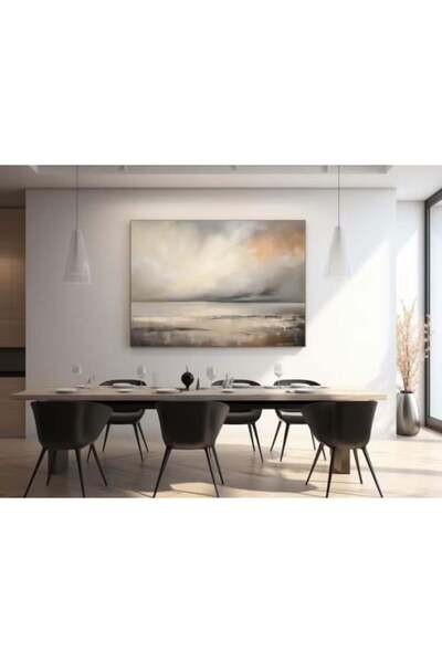 lawhat لوحات فنية تجريدي مطبوعة على قماش الكانفس موديل ( 2990)