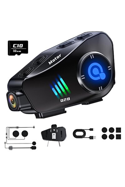 Element-x Căști Bluetooth 5.3 pentru motocicletă cu cameră HD