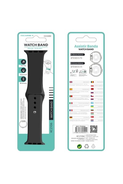 Techancy Curea din silicon compatibilă cu Apple Watch