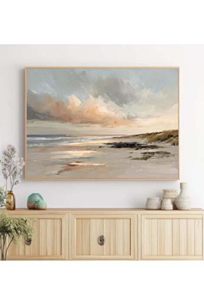 lawhat لوحة ديكور منزلي تجريدية مطبوعة على قماش الكانفس موديل (2991)