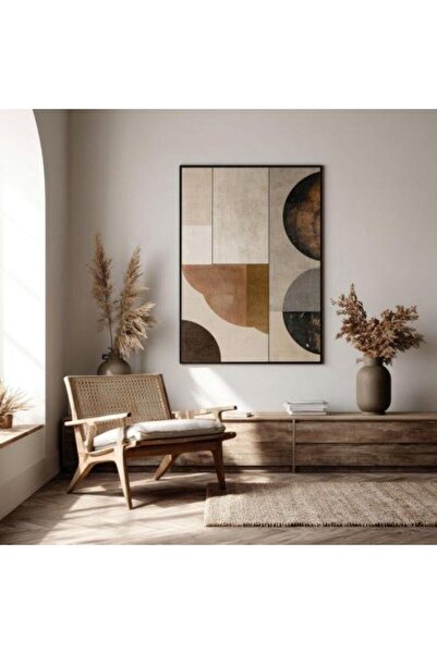 lawhat لوحة ديكور منزلي تجريدية مطبوعة على قماش الكانفس موديل (3021)