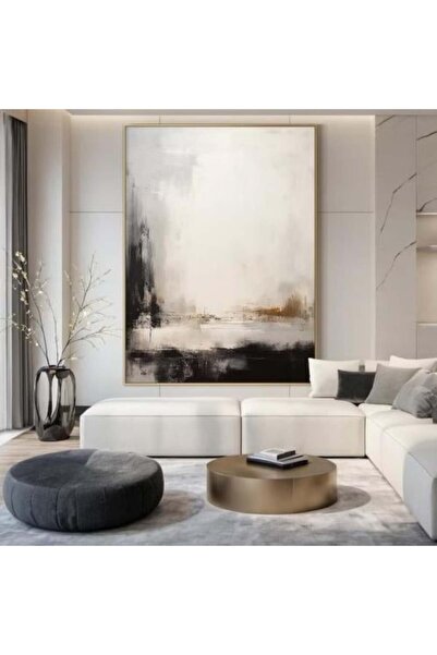 lawhat لوحة ديكور منزلي تجريدية مطبوعة على قماش الكانفس موديل (3007)