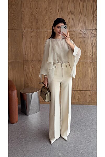 HAZELANNA Tok Doku Premium Beige Trousers