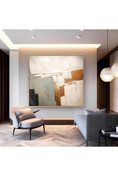 lawhat لوحات فنية تجريدي مطبوعة على قماش الكانفس موديل ( 3006)