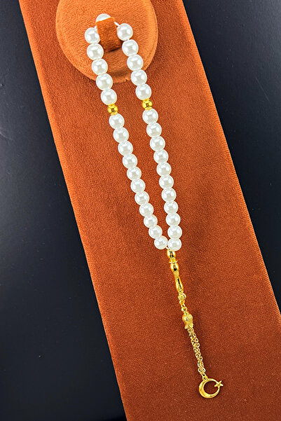 isfahantakı Günlük hediyelik el boy 8 mm imitasyon ağır inci tesbih