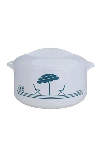 CELLO Plastic Food Container, 7.5 Liters - White