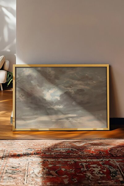 Postifull Vintage slika, poster u bež okviru, vintage zidni dekor