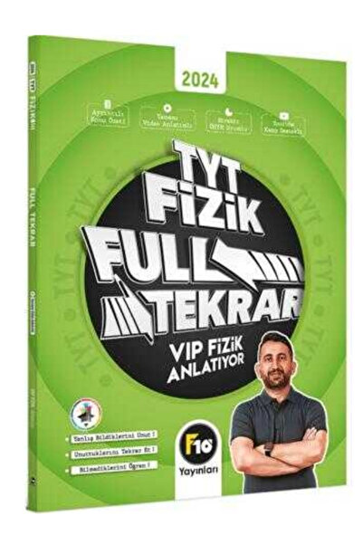 Analiz Yayınları VİP Fizik TYT Fizik Full Tekrar Video Ders Kitabı F10 Yayınları