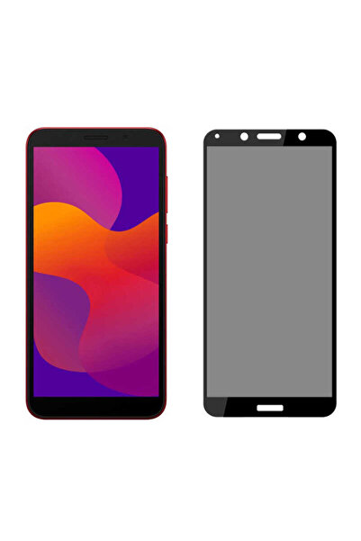 efura واقي شاشة هواوي Y5P زور الجديد 5D للخصوصية - أسود