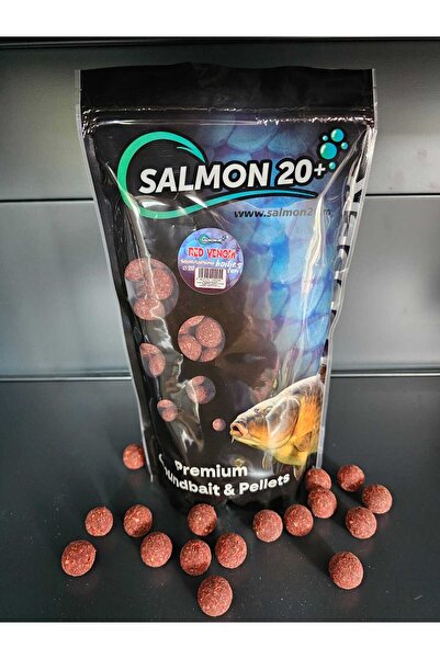 SALMON 20+ Boillies Squid & Capsuna 20 mm tari 1 kg