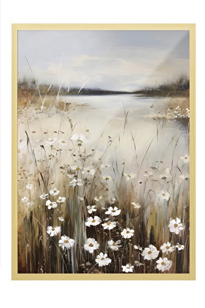 Postifull Vintage slika, poster u bež okviru, vintage zidni dekor