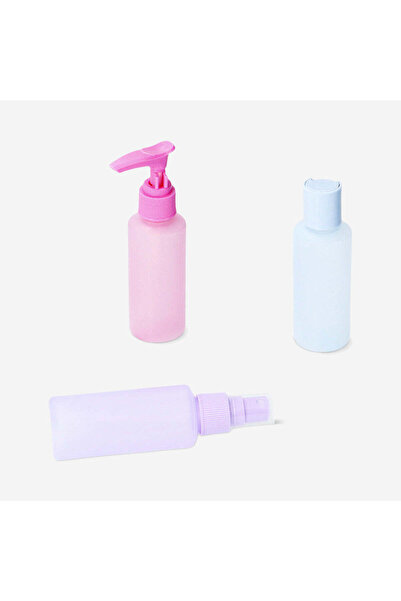 Flying Tiger Copenhagen 3'lü Buzlu Görünümde Seyahat Şişesi