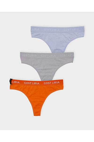 GOST LİRİA Γυναικεία εσώρουχα Soft Stone String 3 τεμαχίων - Πολύχρωμα