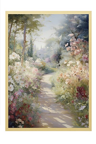 Postifull Vintage slika, poster u bež okviru, vintage zidni dekor