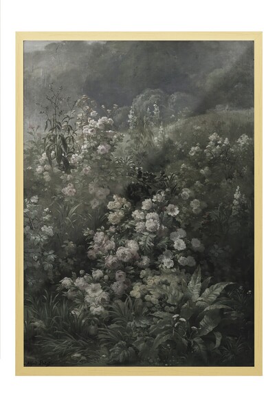 Postifull Vintage slika, poster u bež okviru, vintage zidni dekor