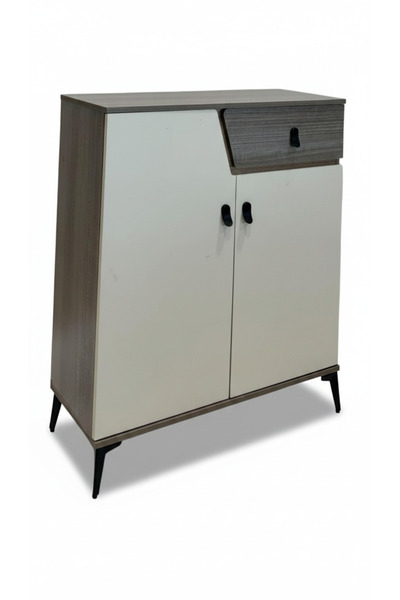 Generic Smart Multi-Purpose Storage Cabinet - 2 Doors (80x32x94 cm)