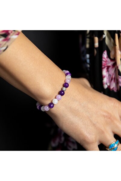 Ezera Βραχιόλι με πέτρες για κορίτσια, Kelli, φτιαγμένο από φεγγαρόπετρα και ...