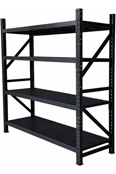 Lexaly 4-Tier Metal Storage Rack - 300kg Capacity - Strong and Safe