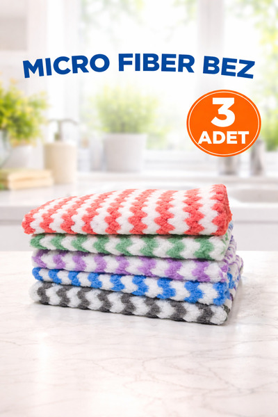 Mode Cool Krpa za čišćenje od mikrovlakana – Zigzag Sa deznom, visoko upijaju...