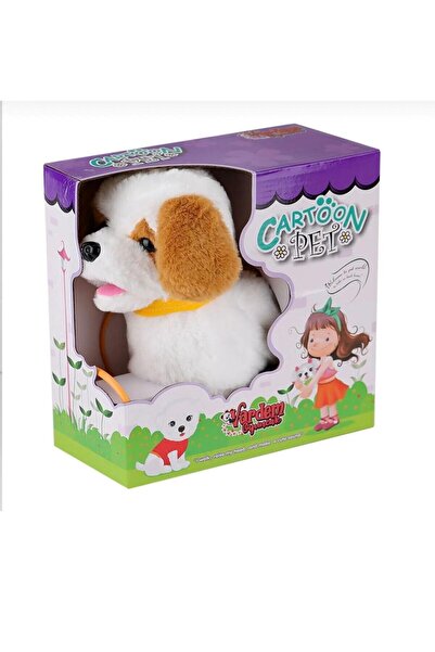 Kayra Kumandalı Yürüyen Sevimli Peluş Köpek, Sesli Hareketli Kumandalı Oyunca...