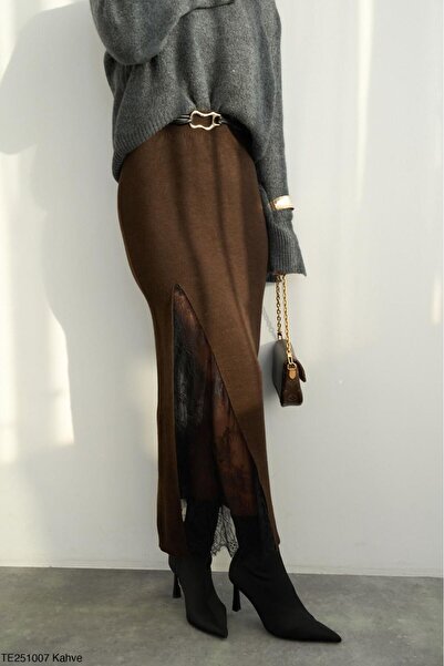 Nisantasimoda Lace Detailed Skirt