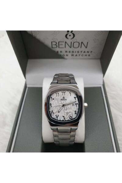 benon Men's Wristwatch Steel with Arabic Numbers Waterproof Modern High Quali...