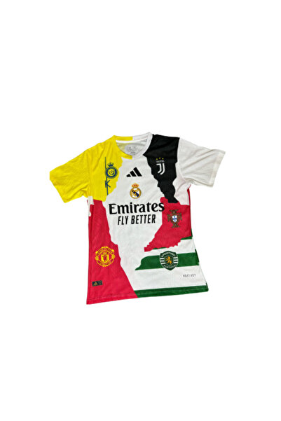 tishert Exclusive Legends T-shirt – Design Featuring Clubs of Cristiano Ronaldo
