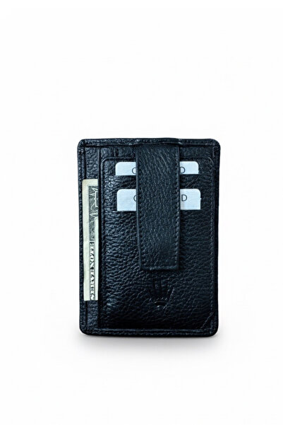 WATCHOFROYAL Heritage Black Genuine Leather Wallet Card Holder