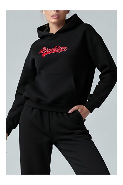 LAYORA Set confortabil din fleece din două piese pentru femei - Hanorac și pa...