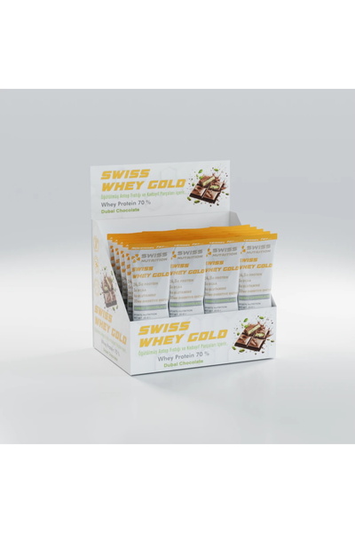 Swiss Nutrition SWISS WHEY GOLD SAŞE Dubai Çikolatası 24 ADET