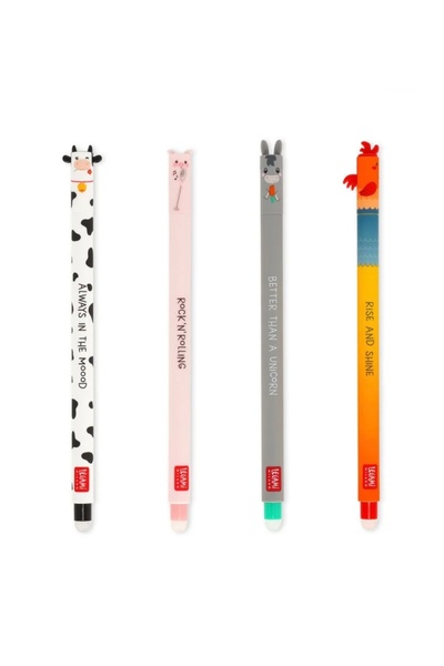 Legami Silinebilir 4'lü Jel Kalem Seti Farm City