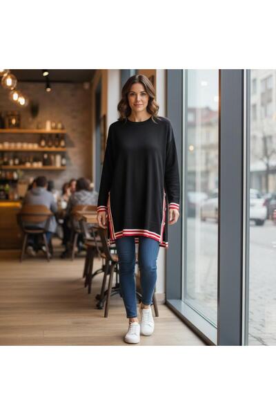 GÖMLEK GALERİSİ Women's Sport Crew Neck Knitwear Sweater Standard Fit (38-50)