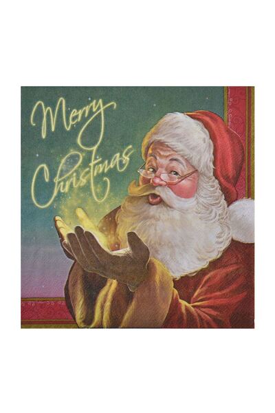 OEM Servetele de Masa Mos Craciun "Merry Christmas" 33x33cm - 20buc