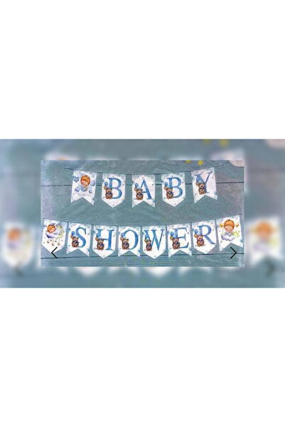 ALYA PARTİ Mavi BAYB SHOWER Yazılı Banner