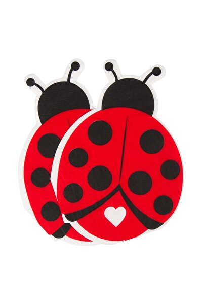 OEM Easter Napkins Ladybug Pattern 33x33cm - 20pcs