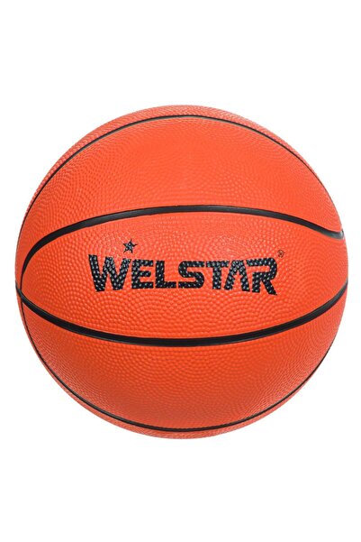 OEM Black Orange Rubber Welstar Basketball No.3