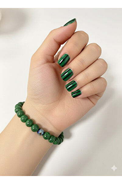 gemsartdeco Malahit (malakit ) Doğaltaş bileklik