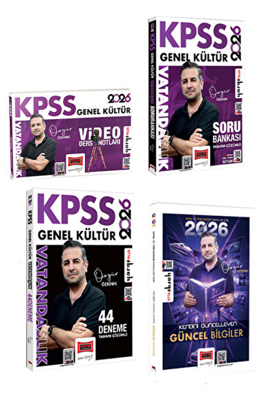 Yargı Yayınları 2026 Özgür Özkınık KPSS Genel Kültür Vatandaşlık Kazandıran s...